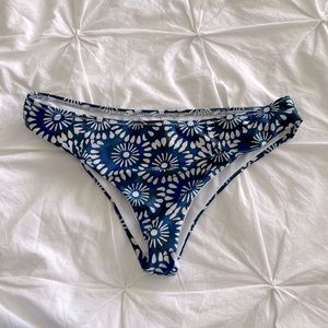 Blue & White Bikini Bottom